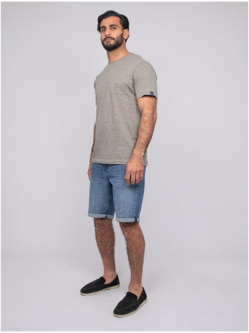 Nolemanu t-shirt met korte mouwen Kaki - Kiabi