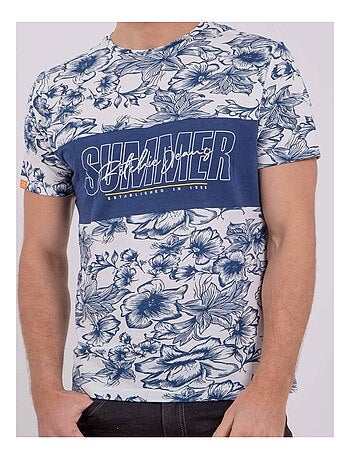 NOLIBA T-shirt met korte mouwen, ronde hals en gemaakt van puur katoen.