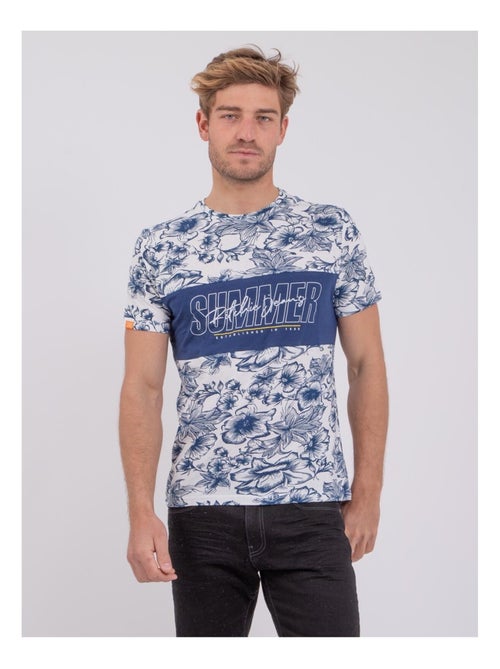 NOLIBA T-shirt met korte mouwen, ronde hals en gemaakt van puur katoen. - Kiabi