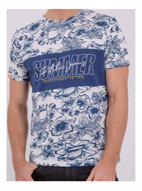 NOLIBA T-shirt met korte mouwen, ronde hals en gemaakt van puur katoen. - Kiabi