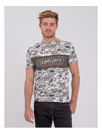 NOLIBA T-shirt met korte mouwen, ronde hals en gemaakt van puur katoen.