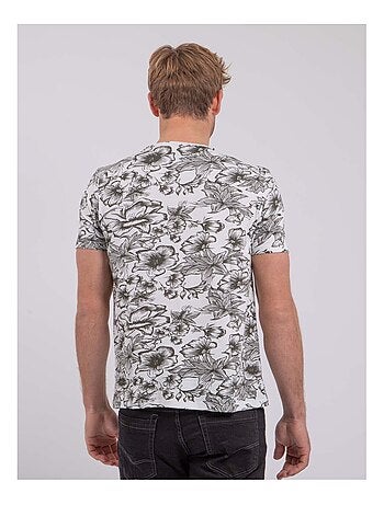 NOLIBA T-shirt met korte mouwen, ronde hals en gemaakt van puur katoen.