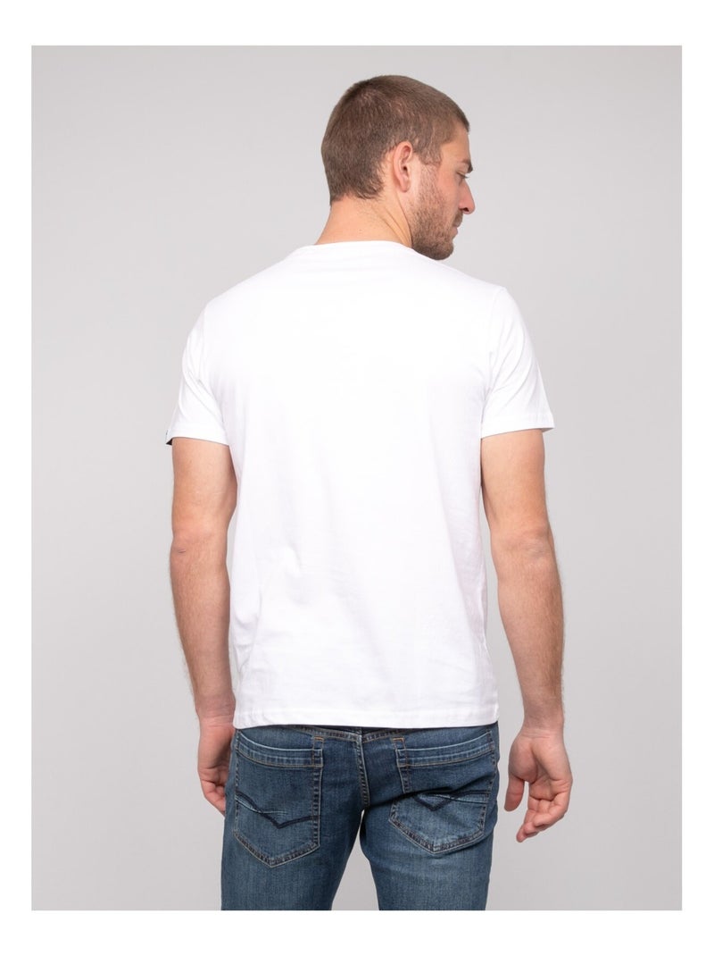 Noloup katoenen t-shirt met patroon Wit - Kiabi