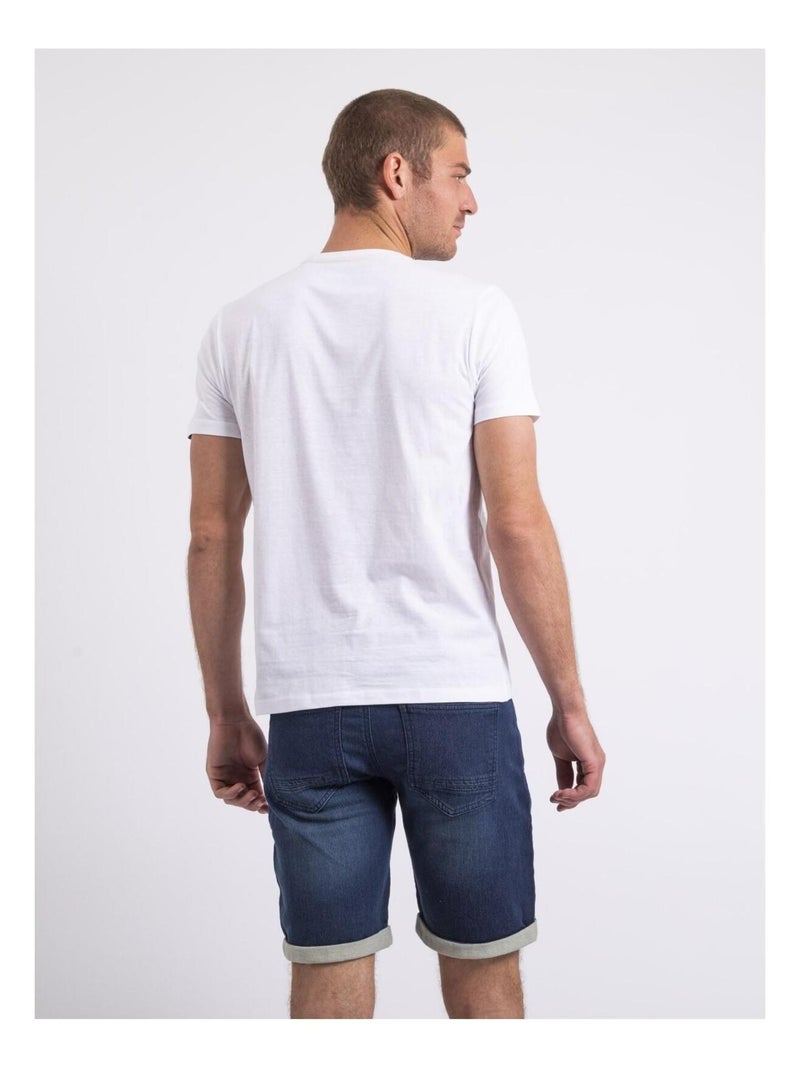 Nolpix t-shirt met ronde hals Wit - Kiabi