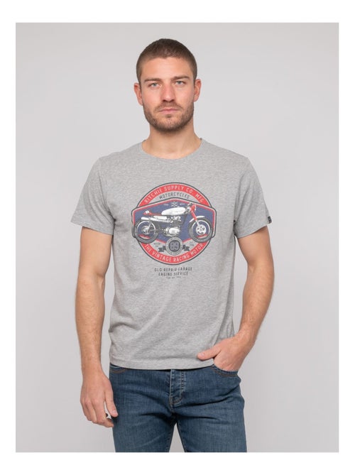 Nolrixi katoenen t-shirt met patroon - Kiabi Nolrixi katoenen t-shirt met patroon - Kiabi