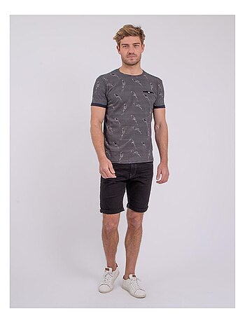 NOMITAX T-shirt met korte mouwen en ronde hals van puur katoen