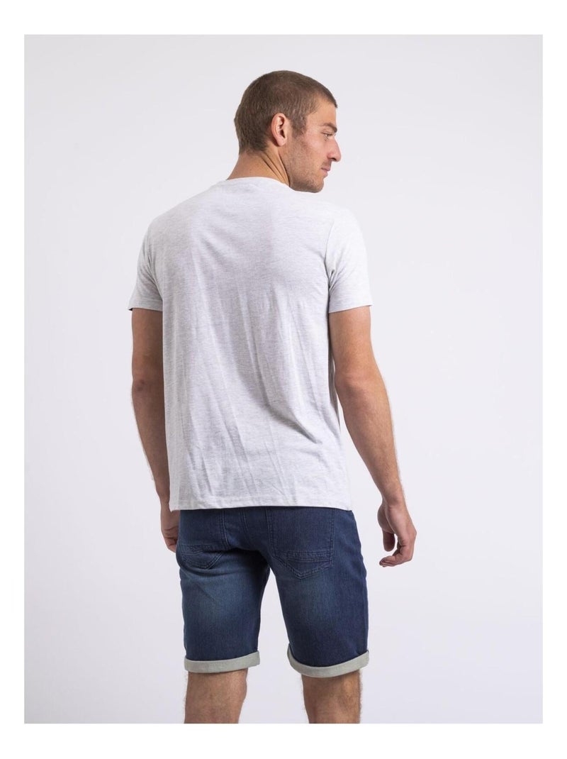 Nopajoux t-shirt met ronde hals Ecru - Kiabi