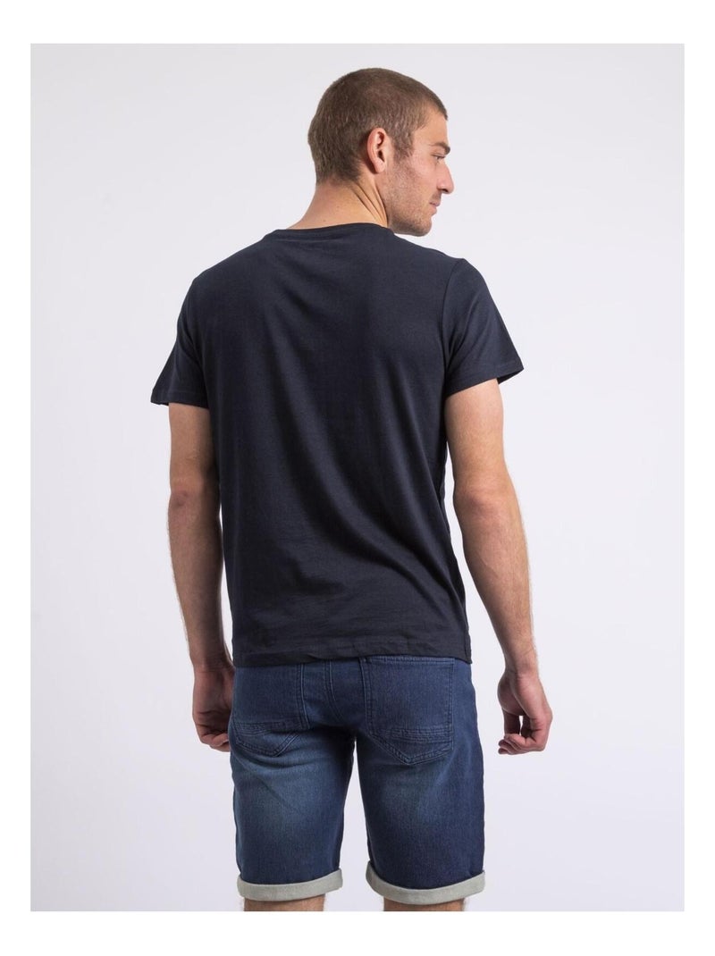 Nopiluca t-shirt met ronde hals Marineblauw - Kiabi