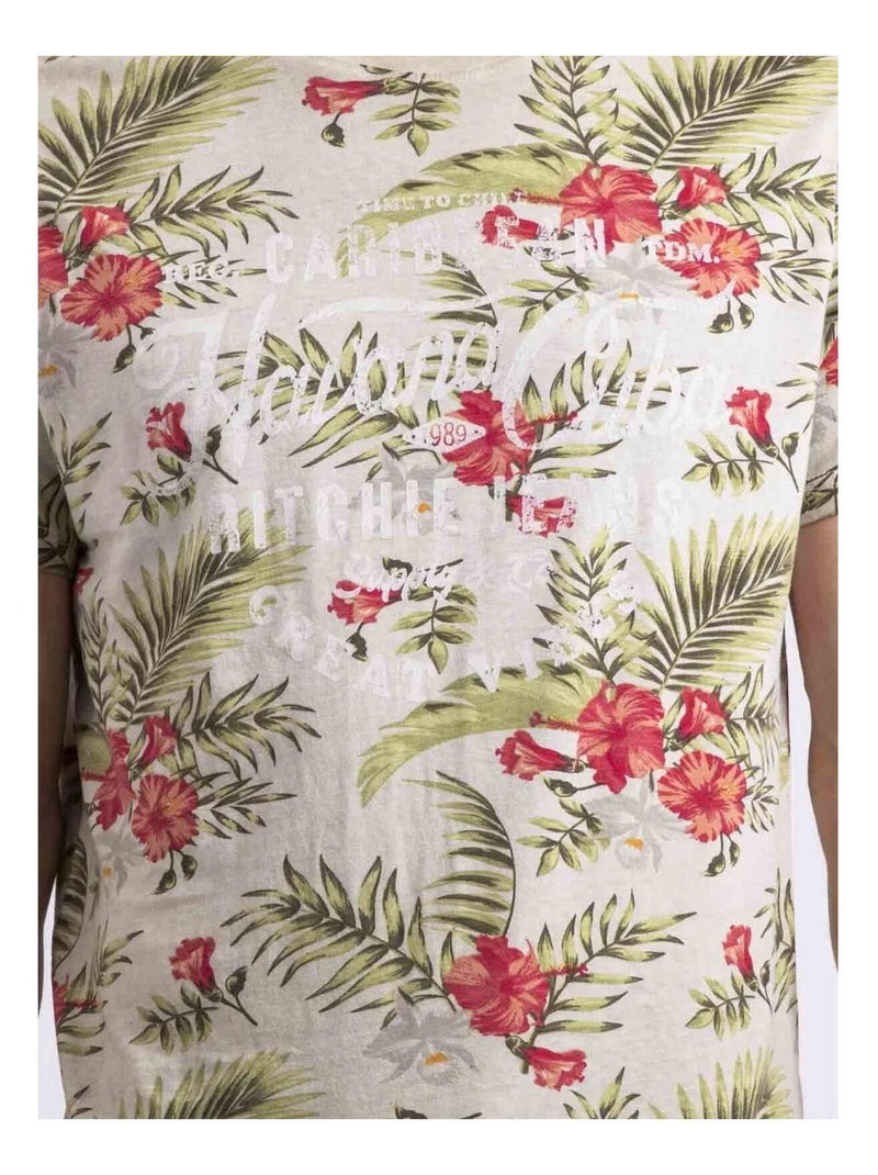 Nopyou t-shirt met ronde hals Beige - Kiabi