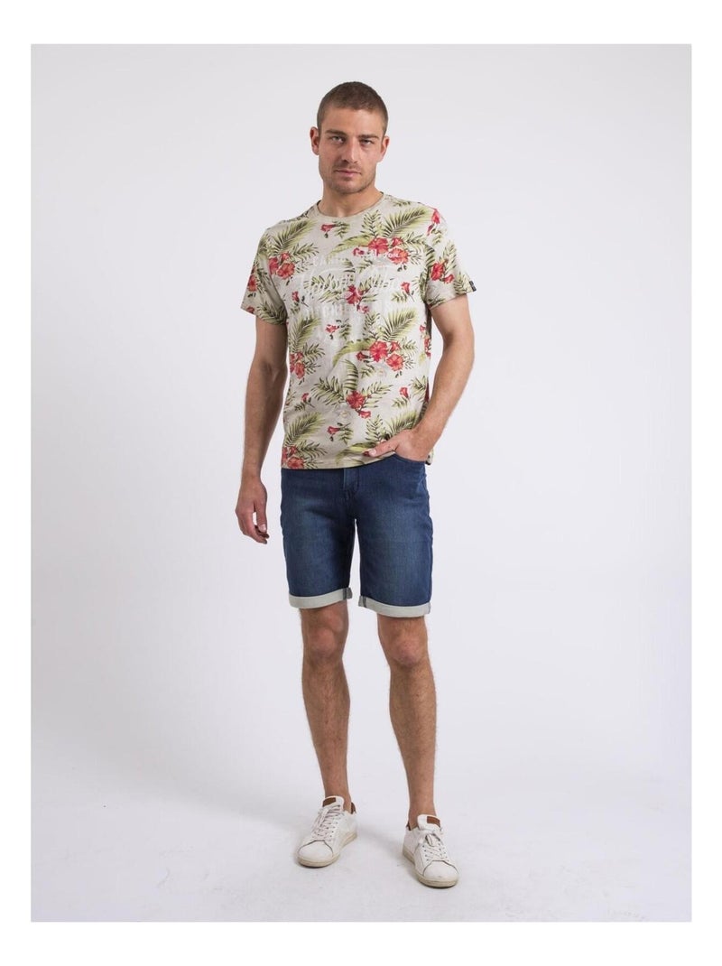 Nopyou t-shirt met ronde hals Beige - Kiabi