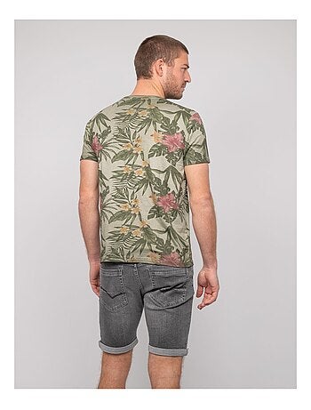 Noubomel katoenen t-shirt met patroon