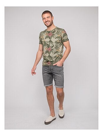 Noubomel katoenen t-shirt met patroon