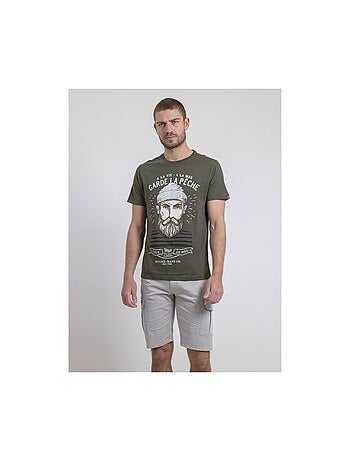 Noulandy t-shirt met ronde hals van puur katoen