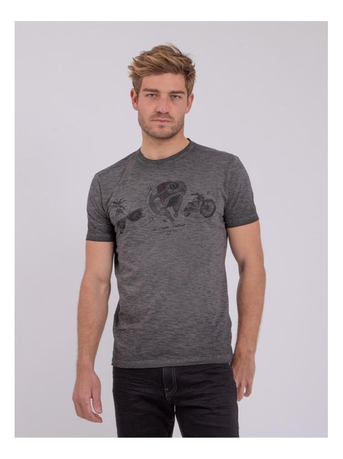 NOUMARTY T-shirt met korte mouwen, ronde hals en gemaakt van puur katoen - Kiabi