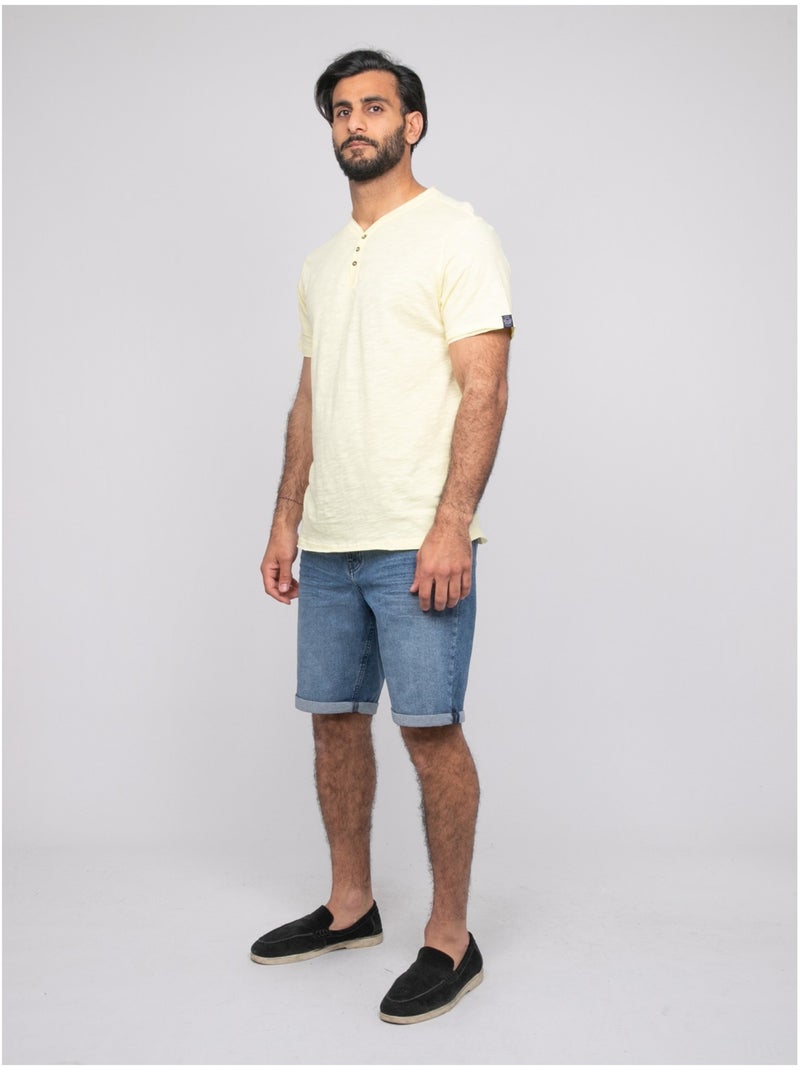Noutipex t-shirt met korte mouwen Geel - Kiabi