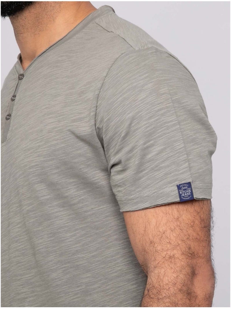 Noutipex t-shirt met korte mouwen Kaki - Kiabi