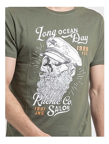 Nubenoit t-shirt met ronde hals van puur katoen