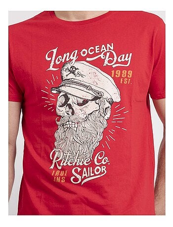 Nubenoit t-shirt met ronde hals van puur katoen