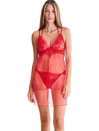 Nuisette courte transparente miracle