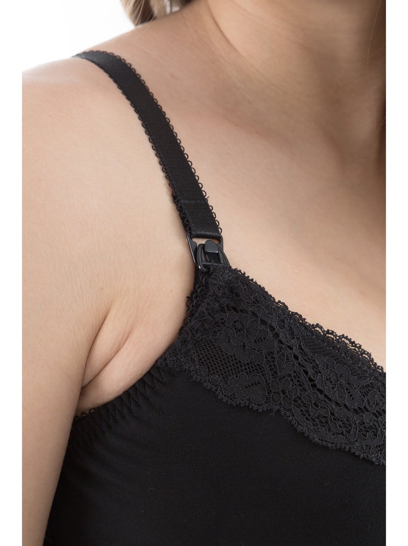 Nuisette de grossesse de d'allaitement la magie noire 'bogema' Noir - Kiabi