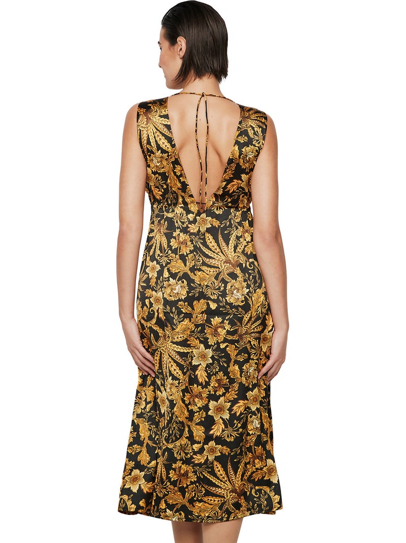 Nuisette longue sans manches p117 acanthus Noir - Kiabi