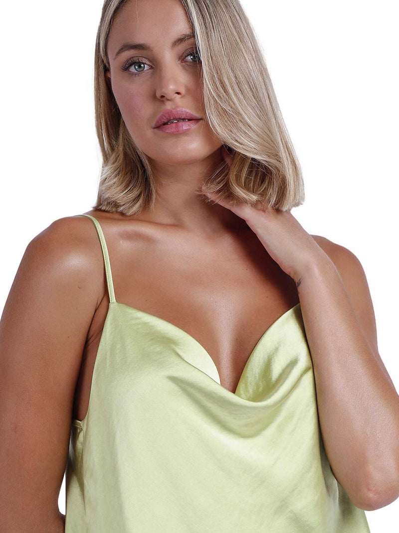 Nuisette satin luxe Vert - Kiabi