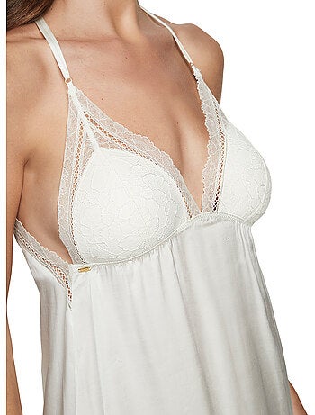 Nuisette satinée agatha mariage