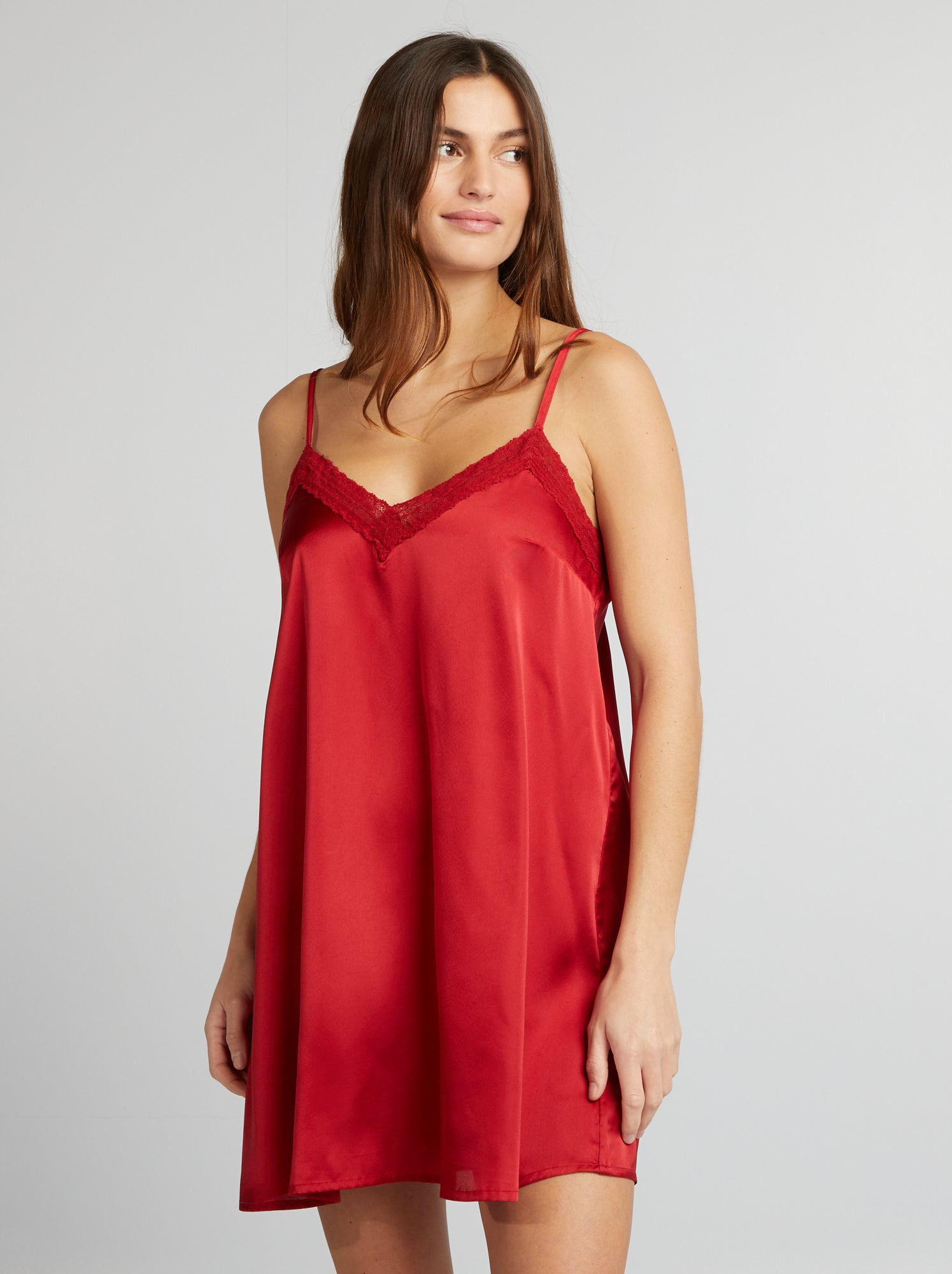 Chemise de nuit rouge hotsell