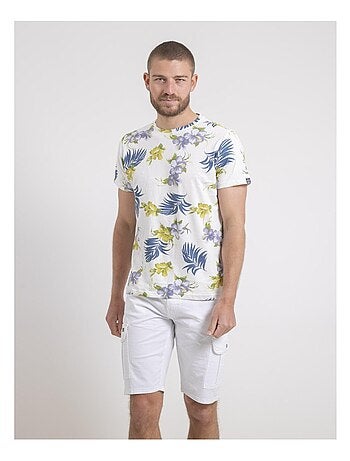 Nulibis puur katoenen t-shirt met ronde hals