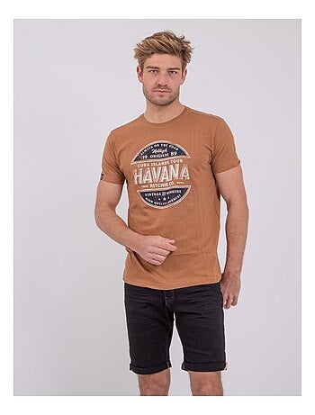 NUMATIS T-shirt met korte mouwen, ronde hals en gemaakt van puur katoen.