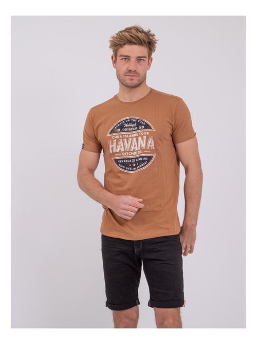 NUMATIS T-shirt met korte mouwen, ronde hals en gemaakt van puur katoen. - Kiabi NUMATIS T-shirt met korte mouwen, ronde hals en gemaakt van puur katoen. - Kiabi
