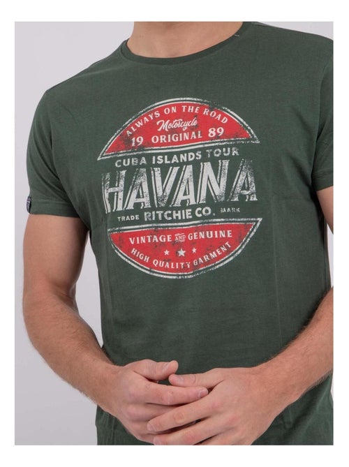 NUMATIS T-shirt met korte mouwen, ronde hals en gemaakt van puur katoen. - Kiabi NUMATIS T-shirt met korte mouwen, ronde hals en gemaakt van puur katoen. - Kiabi