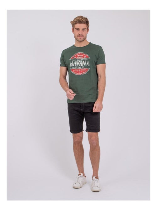NUMATIS T-shirt met korte mouwen, ronde hals en gemaakt van puur katoen. - Kiabi NUMATIS T-shirt met korte mouwen, ronde hals en gemaakt van puur katoen. - Kiabi