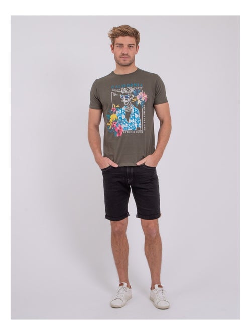 NUMILAN T-shirt met korte mouwen, ronde hals en gemaakt van puur katoen - Kiabi