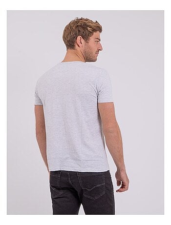 NUPLATON T-shirt met korte mouwen, ronde hals en gemaakt van puur katoen