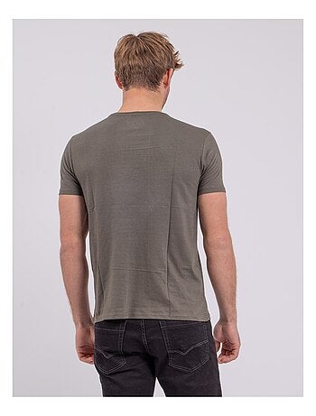 Nuplaton t-shirt met korte mouwen, ronde hals en gemaakt van puur katoen