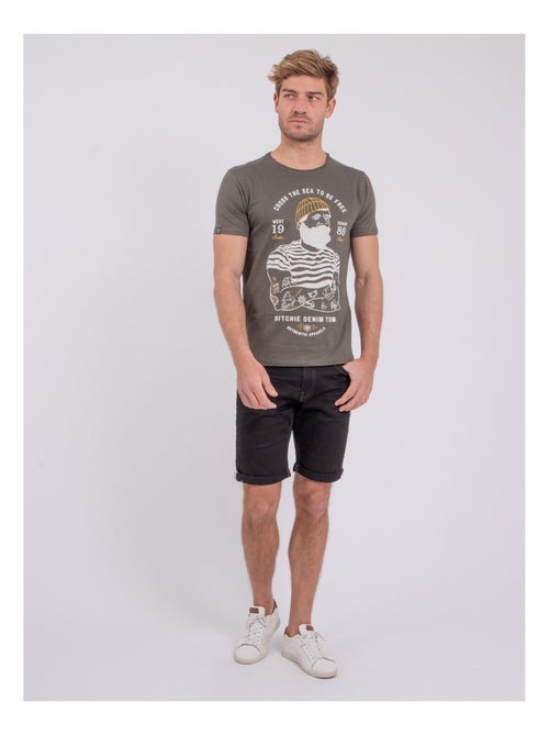 Nuplaton t-shirt met korte mouwen, ronde hals en gemaakt van puur katoen - Kiabi Nuplaton t-shirt met korte mouwen, ronde hals en gemaakt van puur katoen - Kiabi