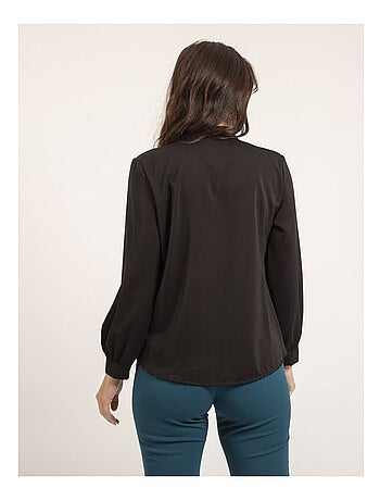 Oana geplooide blouse