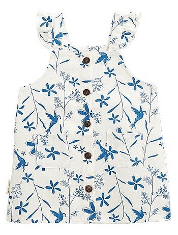 Ocean of Love ecru denim babyjurk