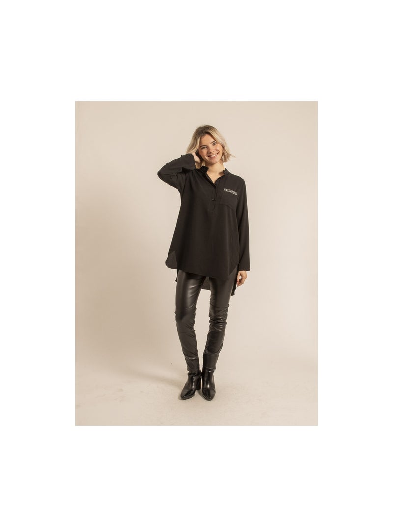 Ocellina lange blouse Zwart - Kiabi