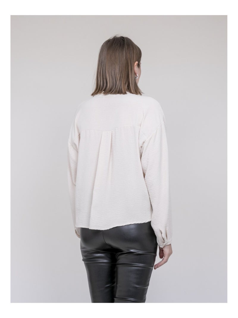 Odacre crossover shirt Bordeaux - Kiabi