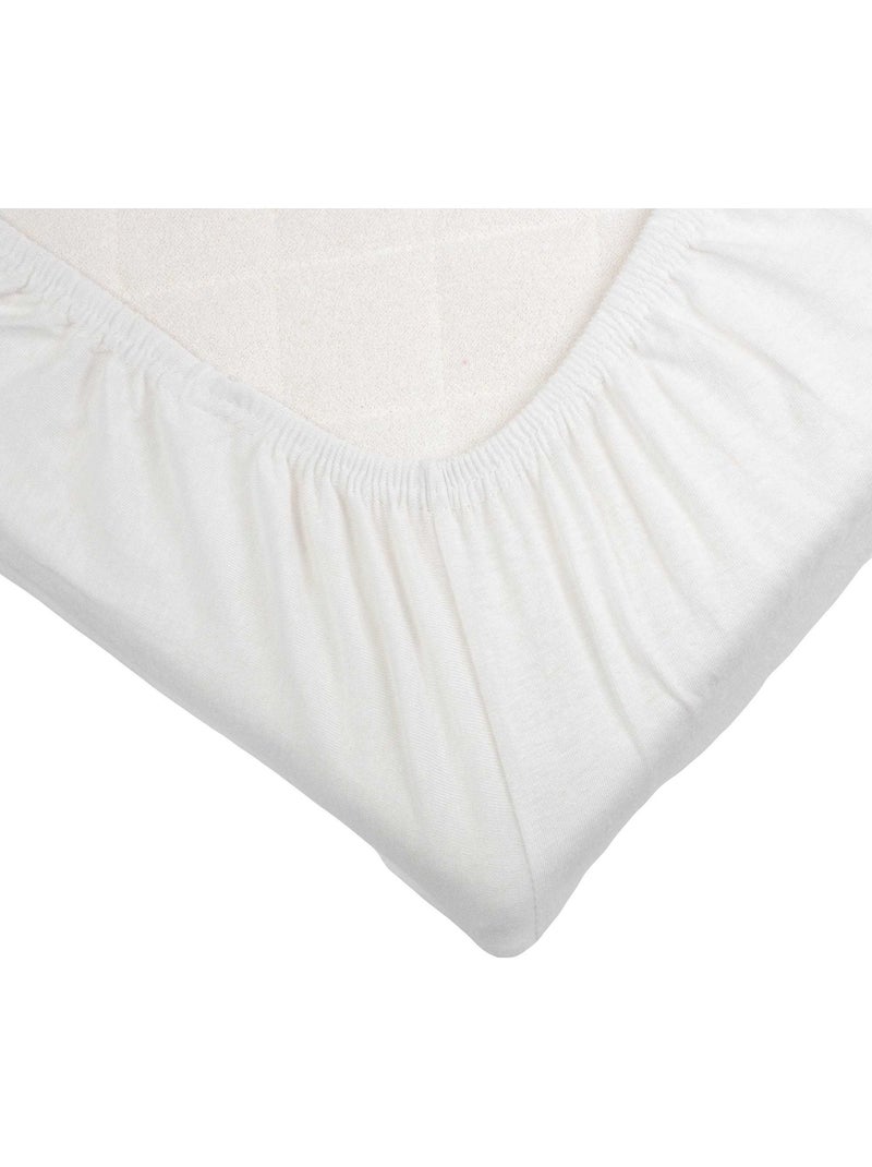 Oeko-tex hoeslaken voor baby's Wit - Kiabi