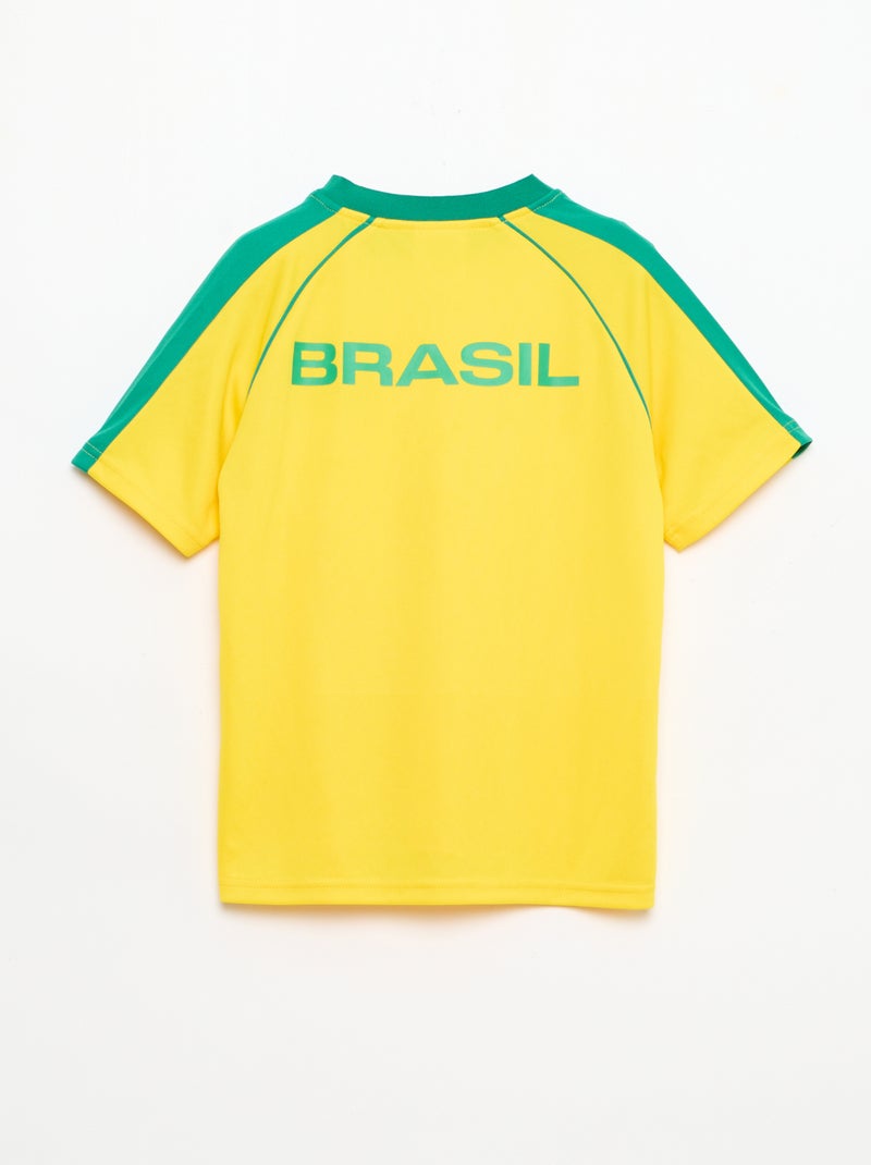 Officieel gelicentieerde 2-delige set met shirt en short van de FIFA Wereldbeker 26™ Geel - Kiabi