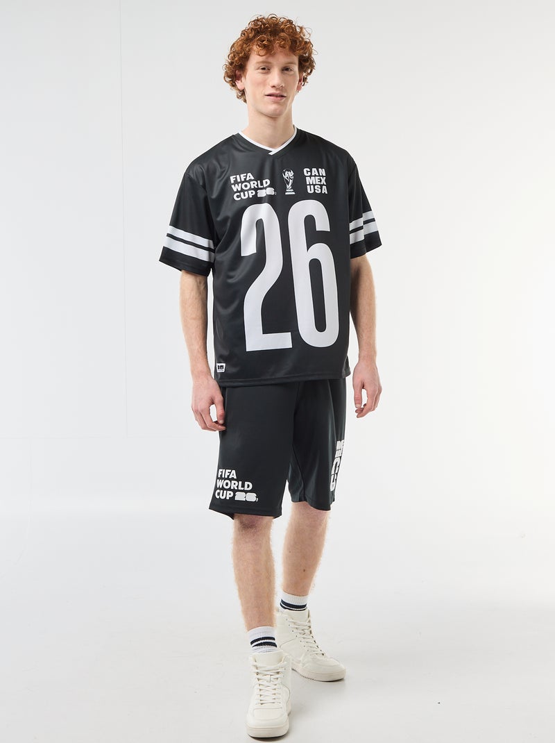 Officieel gelicentieerde T-shirts van de FIFA Wereldbeker 26™ Zwart - Kiabi