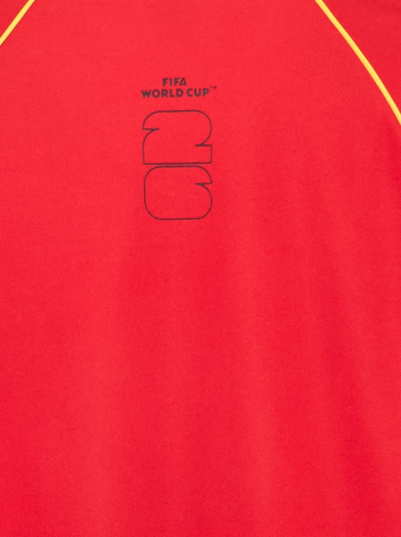 Officieel gelicentieerde T-shirts van het FIFA Wereldkampioenschap 26™ - België Rood - Kiabi