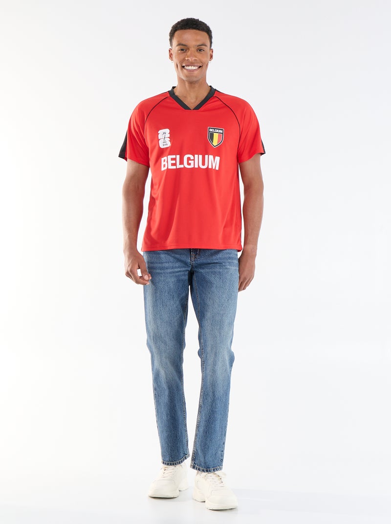 Officieel gelicentieerde T-shirts van het FIFA Wereldkampioenschap 26™ - België Rood - Kiabi