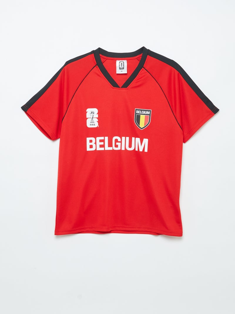 Officieel gelicentieerde T-shirts van het FIFA Wereldkampioenschap 26™ - België Rood - Kiabi