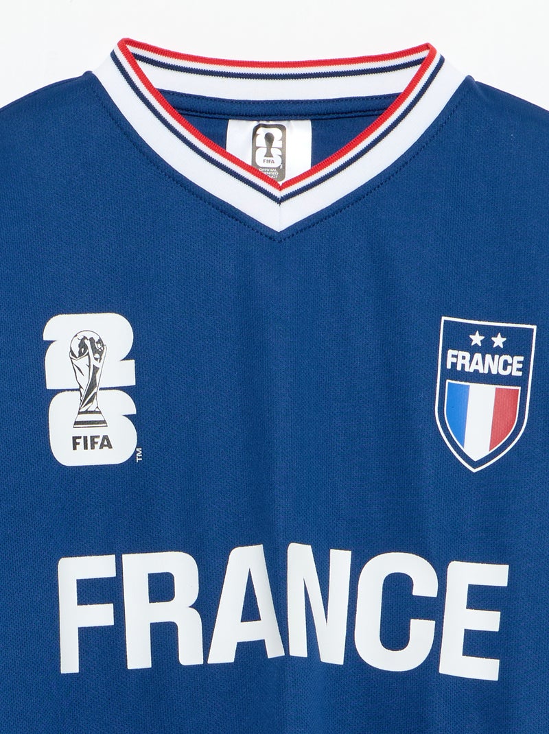 Officieel gelicentieerde T-shirts van het FIFA Wereldkampioenschap 26™ - Brazilië Blauw - Kiabi