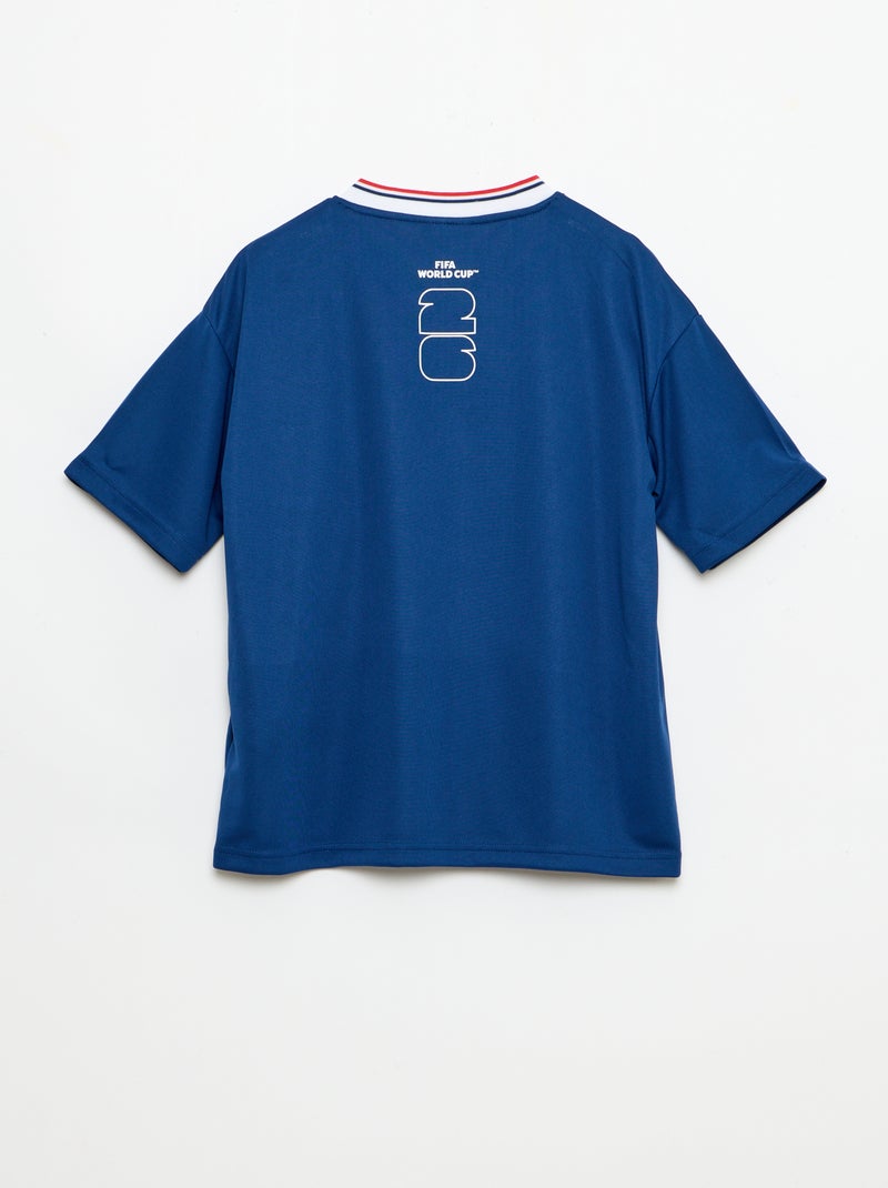 Officieel gelicentieerde T-shirts van het FIFA Wereldkampioenschap 26™ - Brazilië Blauw - Kiabi