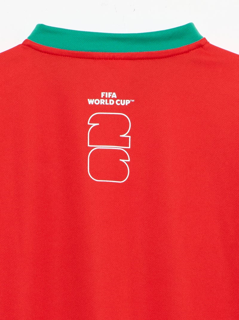 Officieel gelicentieerde T-shirts van het FIFA Wereldkampioenschap 26™ - Brazilië Rood - Kiabi